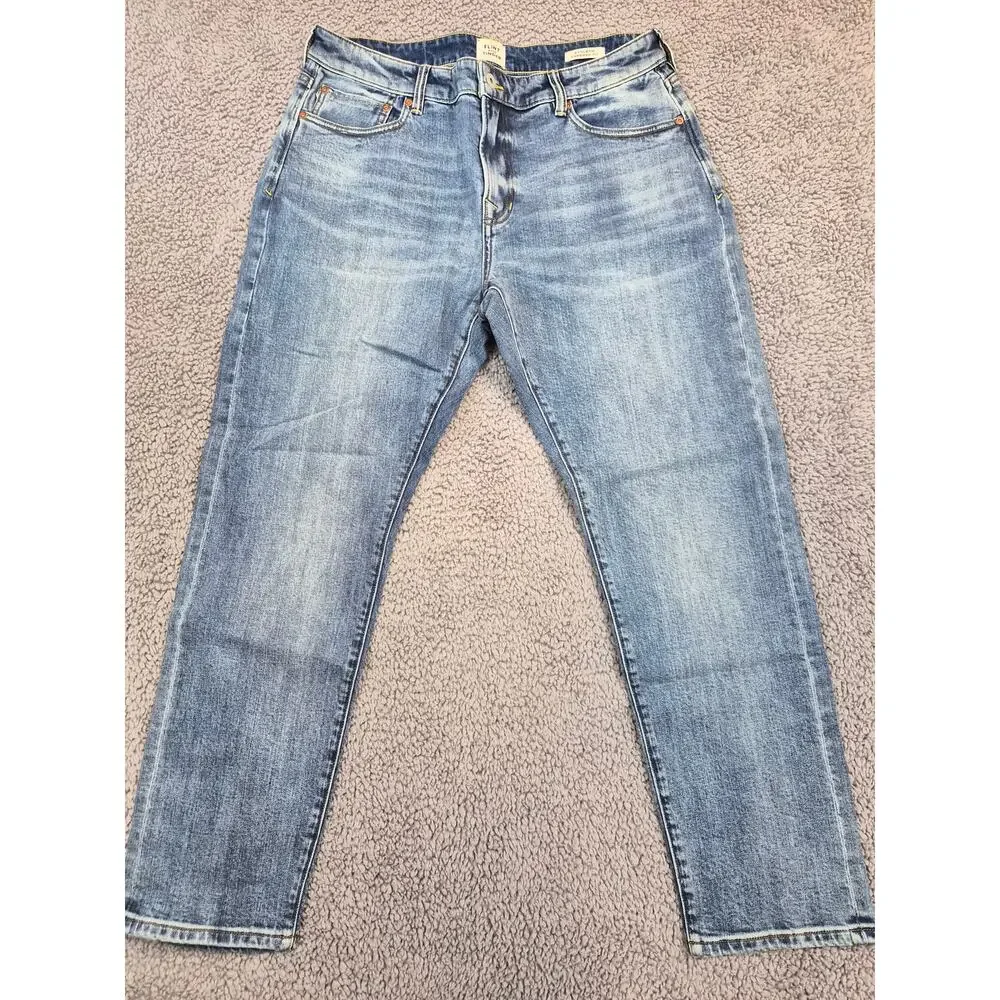 Flint and Tinder Jeans Men's 34x30 Medium Wash Athletic Tapered Fit (1208)